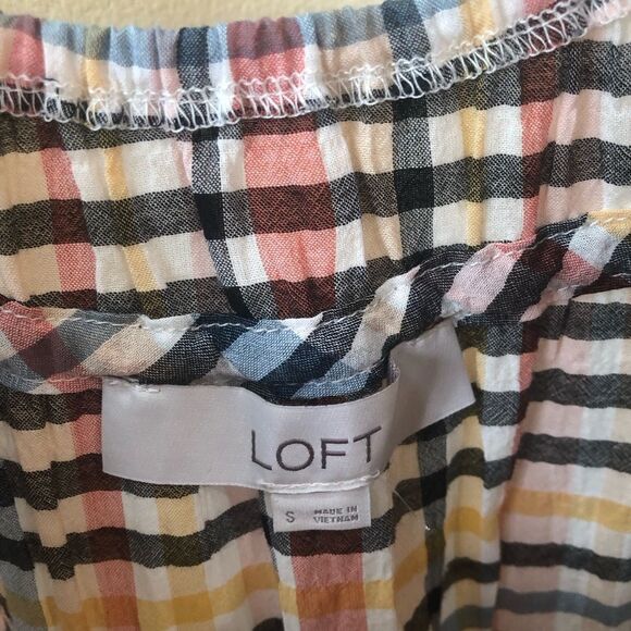 Loft Flutter Sleeve Tiered Midi Dress - Picture 4 of 6